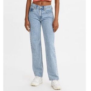 Levi’s low pro mid rise straight jeans Charlie glow up